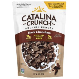 Catalina Crunch Cereal de Proteína Chocolate Amargo 255 g (9 oz)