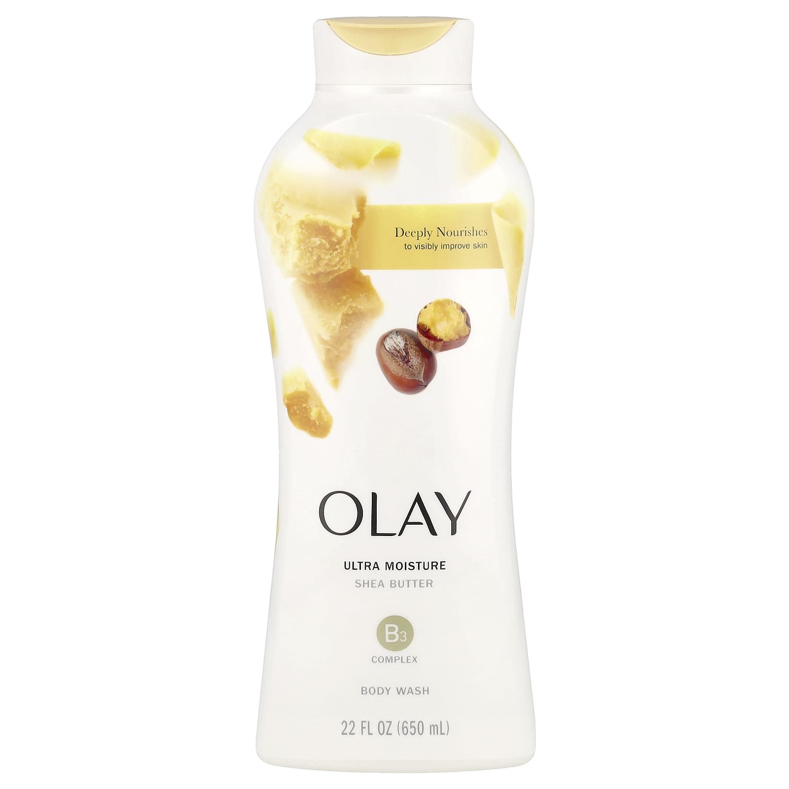 Olay Sabonete Líquido Corporal com Manteiga de Karité Ultrahidratado 650 ml (22 fl oz)