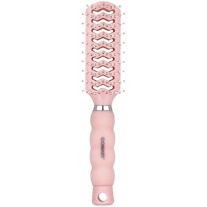 Conair Gel Grips cabo em gel confortável escova de cabelo para secagem com secador 1 escova