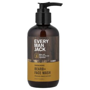 Every Man Jack Barba + Sabonete Líquido Facial Sândalo 200 ml (67 fl oz)