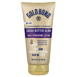 Gold Bond Cocoa Butter Glow Loção Hidratante Diária 155 g (55 oz)