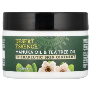 Desert Essence Pomada Terapêutica para a Pele Óleo de Manuka e Óleo de Melaleuca 295 ml (1 fl oz)