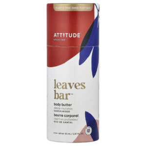 ATTITUDE Leaves Bar™ Manteiga Corporal Sândalo 85 ml (287 fl oz)