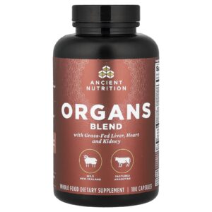 Ancient Nutrition Mistura de Órgãos 180 Cápsulas