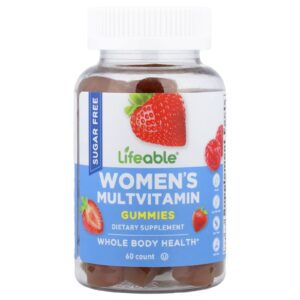 Lifeable Gomas Multivitamínicas para Mulheres Frutos Silvestres 60 Gomas