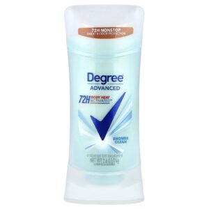 Degree Advanced 72H Body Calor Activated™ Desodorante Antitranspirante Shower Clean 74 g (26 oz)