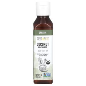 Aura Cacia Óleo Orgânico para Cuidados com a Pele Coco Fracionado 118 ml (4 fl oz)