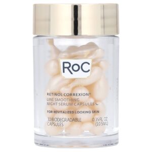RoC Cápsulas de Sérum Suavizante da Linha Retinol Correxion 30 Cápsulas Biodegradáveis
