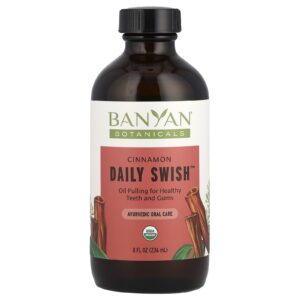 Banyan Botanicals Swish Diário Orgânico Canela 236 ml (8 fl oz)