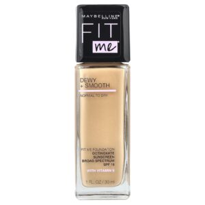 Maybelline Fit Me® Base Orvalhada + Suave Bege Nude 125 30 ml (1 fl oz)