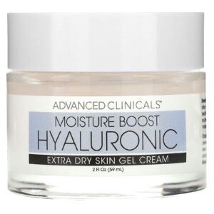 Advanced Clinicals Hialurônico Creme em Gel para Pele Extrasseca Moisture Boost 2 fl. oz. (59 ml)