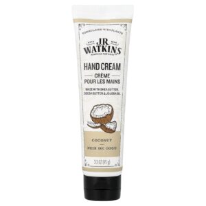 J R Watkins Creme para as Mãos Coco 95 g (33 oz)