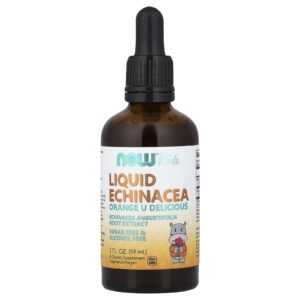 NOW Foods Crianças Echinacea Líquida Laranja 59 ml (2 fl oz)