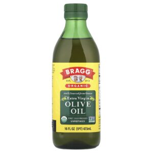 Bragg Óleo de Oliva Extravirgem Orgânico 473 ml (16 fl oz)