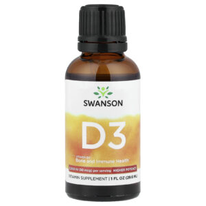 Swanson Vitamina D3 Potência Superior 296 ml (1 fl oz)
