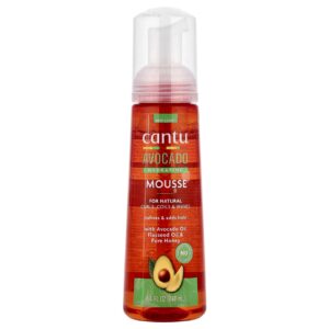 Cantu Mousse Hidratante de Abacate Para Cabelos com Cachos e Ondas Naturais 248 ml (84 fl oz)