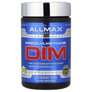 ALLMAX Essentials DIM 60 Cápsulas Vegetais (100 mg por Cápsula)