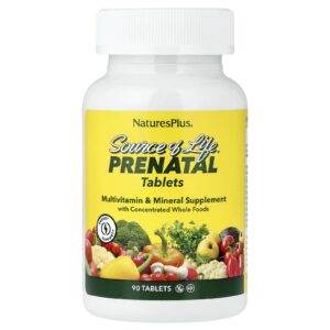 NaturesPlus Source of Life® Pré-natal 90 Comprimidos