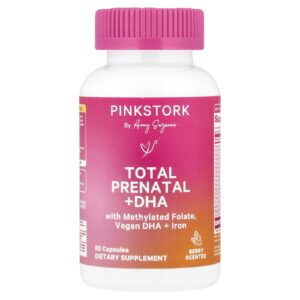 Pink Stork Pré-natal Total + DHA Fruto Silvestre 60 Cápsulas