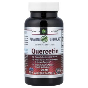 Amazing Nutrition Quercetina 500 mg 60 Cápsulas Vegetais