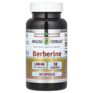 Amazing Nutrition Berberina 60 Cápsulas (500 mg por Cápsula)
