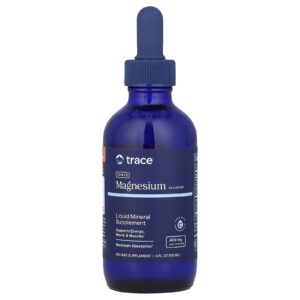 Trace Cloreto de Magnésio Iônico 400 mg 118 ml (4 fl oz)