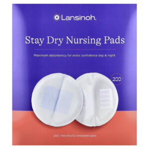 Lansinoh Stay Dry 200 Absorventes Embalados Individualmente