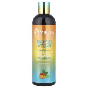 Mielle Shampoo Nutritivo Ondulado Crespo Para Cabelos Cacheados Manga e Tulsi 355 ml (12 fl oz)