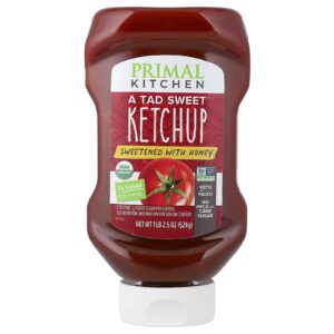 Primal Kitchen A Tad Sweet™ Ketchup Adoçado com Mel 524 g (1 lb 25 oz)