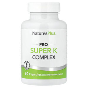 NaturesPlus Pro Super K Complex 60 Cápsulas (2.040 mcg por Cápsula)