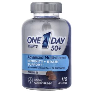 One-A-Day Homens Mais de 50 Multivitamínico Avançado 110 Gomas