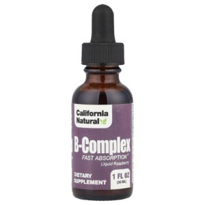 California Natural Complexo B Framboesa 30 ml (1 oz)