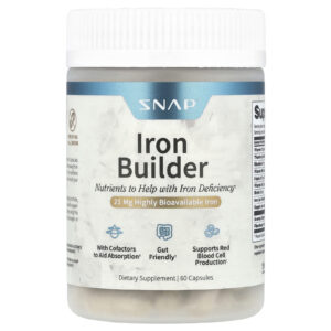 Snap Supplements Construtor de Ferro 60 Cápsulas