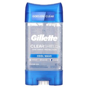 Gillette Clear Shield Desodorante Antitranspirante Cool Wave 107 g (38 oz)