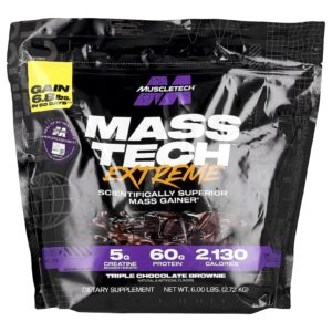 MuscleTech Mass-Tech™ Extreme Brownie de Chocolate Triplo 272 kg (6 lb)
