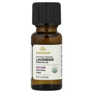 Swanson Óleo Essencial Orgânico Certificado Lavanda 15 ml (05 fl oz)