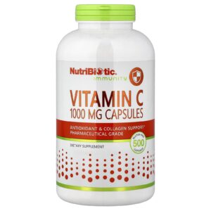 NutriBiotic Vitamina C 1.000 mg 500 Cápsulas