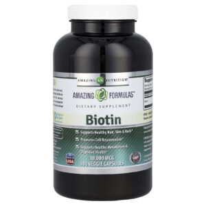Amazing Nutrition Biotina 10.000 mcg 400 Cápsulas Vegetais