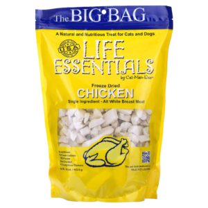 Cat-Man-Doo Life Essentials Frango Liofilizado Para Gatos e Cães 4536 g (16 oz)