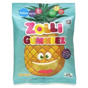 Zollipops Zolli Gummeez Abacaxi 55 g (194 oz)