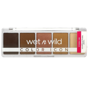 wet n wild Color Icon Paleta de Sombras com 5 Cores 1114067 Amêndoa 6 g (021 oz)