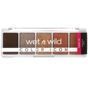 wet n wild Color Icon Paleta de Sombras com 5 Cores 1114071 Camo-flaunt 6 g (021 oz)