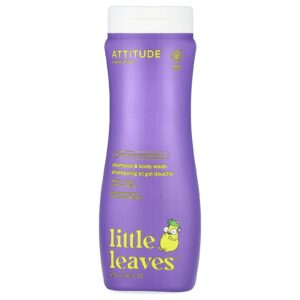 ATTITUDE Little Leaves Shampoo e Sabonete Líquido Baunilha e Pera 473 ml (16 fl oz)