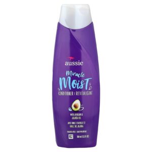 Aussie Miracle Moist Condicionador Abacate e Óleo de Jojoba Australiano 360 ml (121 fl oz)
