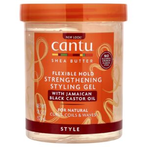 Cantu Manteiga de Karité Gel de Modelagem Fortalecedor de Fixação Flexível 524 g (185 oz)