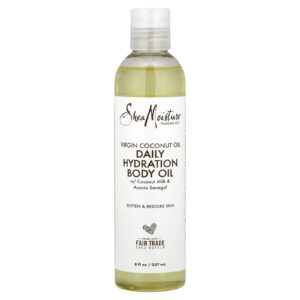 SheaMoisture Óleo de Coco Virgem 100% Óleo de Hidratação Diária para o Corpo 237 ml (8 fl oz)