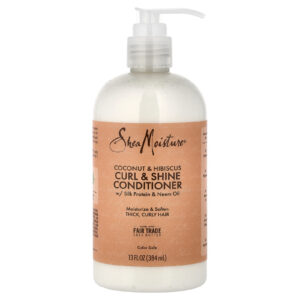 SheaMoisture Condicionador Curl e Brilho Coco e Hibisco 384 ml (13 fl oz)
