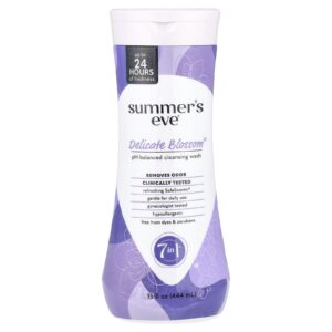 Summers Eve Solução de Limpeza 7 in 1™ com pH Equilibrado Delicate Blossom® 444 ml (15 fl oz)
