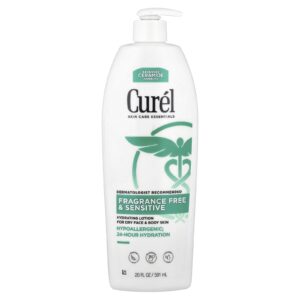 Curel Loção sem fragrância alívio para a pele seca e sensível 20 fl oz (591 ml)