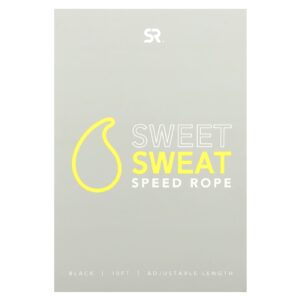 Sports Research Corda Speed Sweet Sweat Preto 1 Corda de Pular